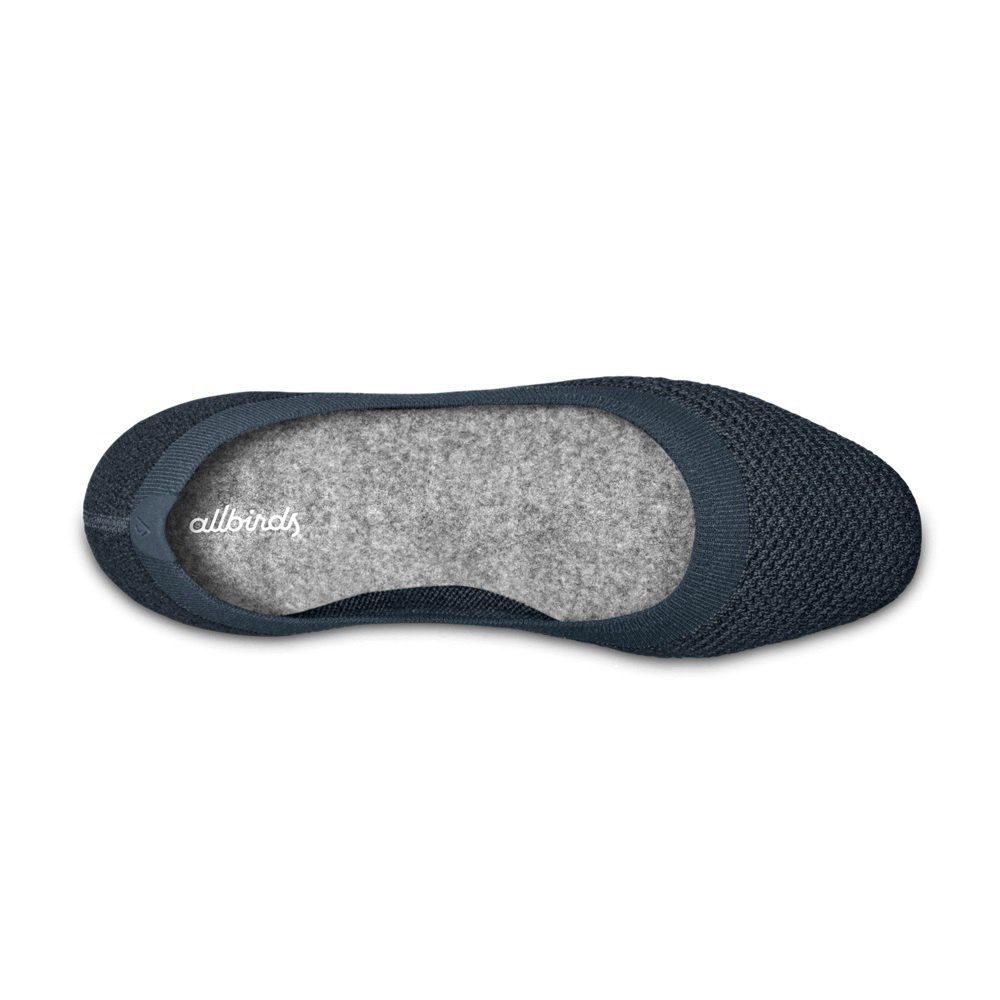 Allbirds Women\'s Flats Navy - Tree Breezers - 02534EBFW